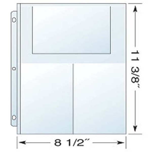 Ultra-PRO� 3 Ring BINDER PAGES - Th